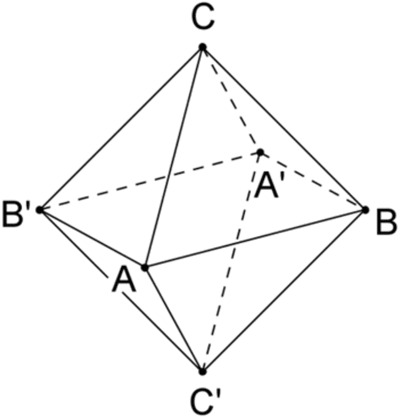 Abbildung zu Teilaufgabe d - Geometrie 1 - Prüfungsteil B - Mathematik Abitur Bayern 2016