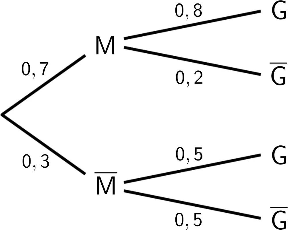 Baumdiagramm Aufgabe 3 Klausur 11/2-G902