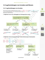 Lagebeziehungen von Geraden